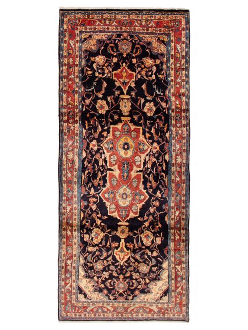 Persian Style 4'5" x 10'8" Hand-knotted Wool Rug 