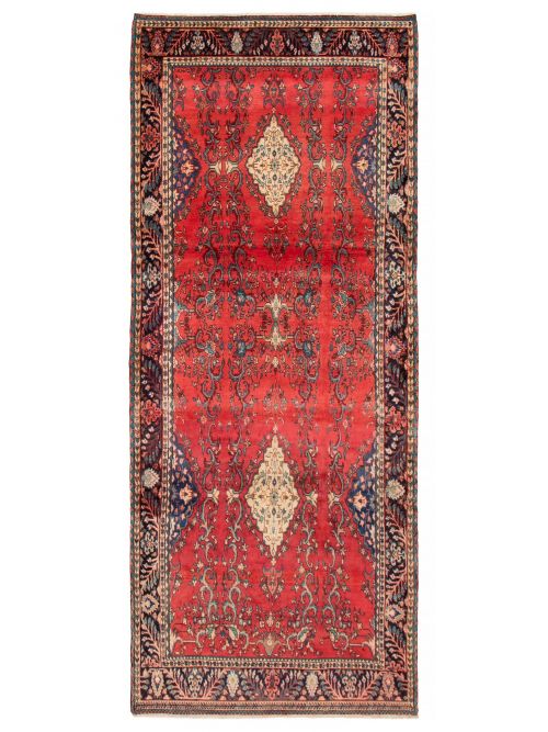 Persian Style 4'11" x 11'10" Hand-knotted Wool Rug 