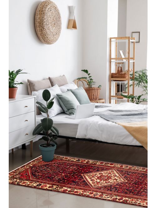 Persian Style 5'1" x 11'9" Hand-knotted Wool Rug 