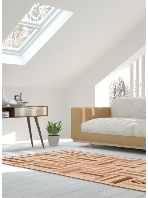 Turkish Anatolia Patch 5'7" x 9'6" Flat-Weave Wool Kilim 