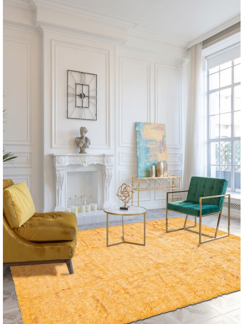 Pakistani Marrakech 9'6" x 10'2" Hand-knotted Wool Rug 