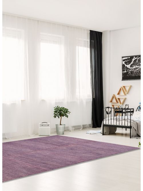Indian Loreto 9'5" x 15'0" Hand-knotted Silk Rug 