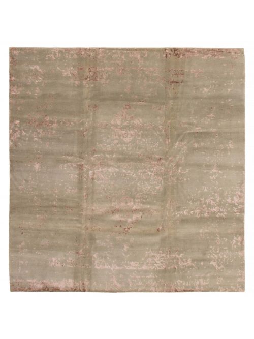 Nepal Opulence 9'10" x 10'0" Hand-knotted Viscose, Wool Rug 