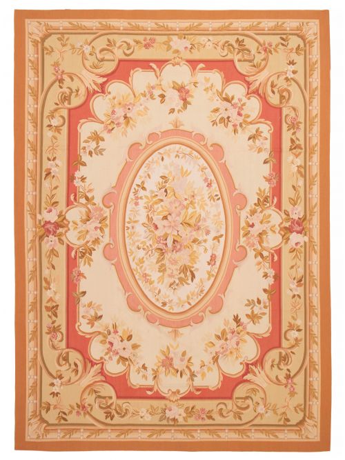 Chinese Dynasty 9'10" x 14'0" Flat-Weave Wool Tapestry Kilim 