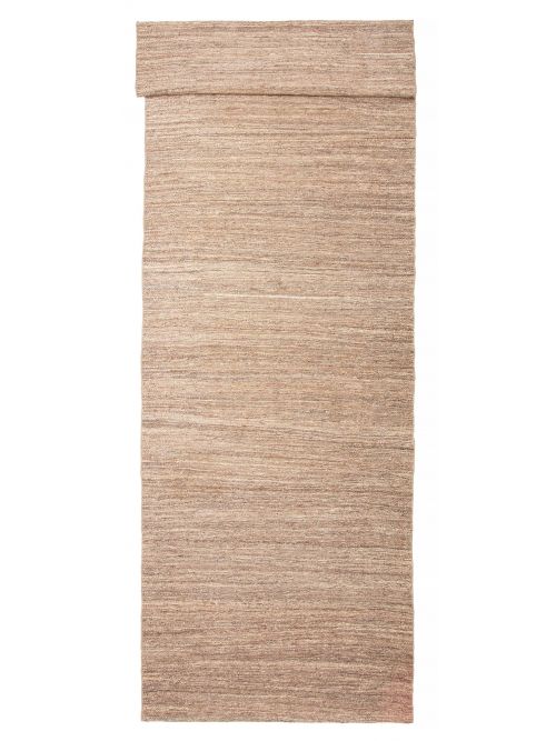 Turkish Ankara 4'5" x 16'2" Flat-Weave Wool Kilim 