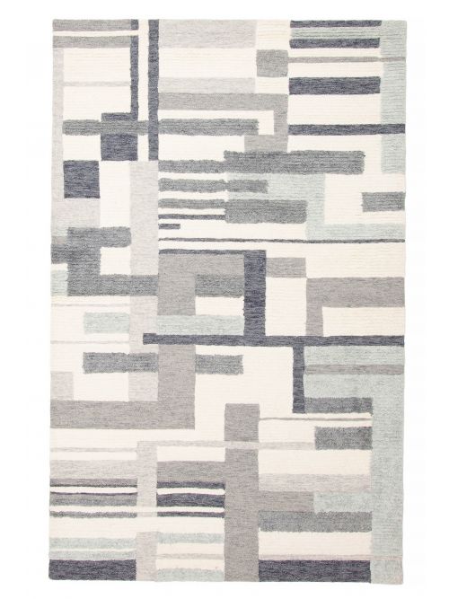 Indian Timeless 5'0" x 8'2" Hand Tufted Wool Rug 
