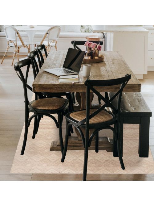 Indian Timeless 5'3" x 8'0" Hand Tufted Wool Rug 