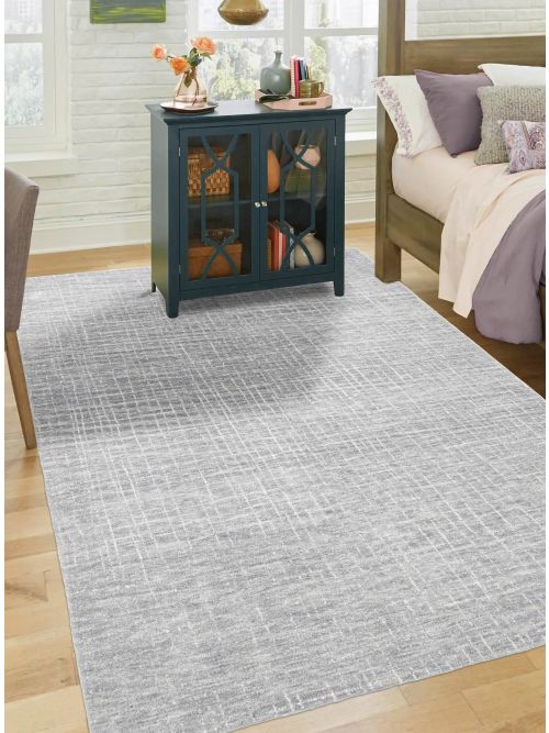 Indian Timeless 5'2" x 8'0" Hand Tufted Wool Rug 