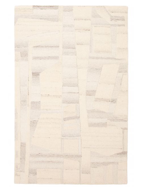 Indian Timeless 5'1" x 8'0" Hand Tufted Wool Rug 
