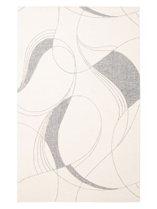 Indian Timeless 5'0" x 8'0" Hand Tufted Wool Rug 