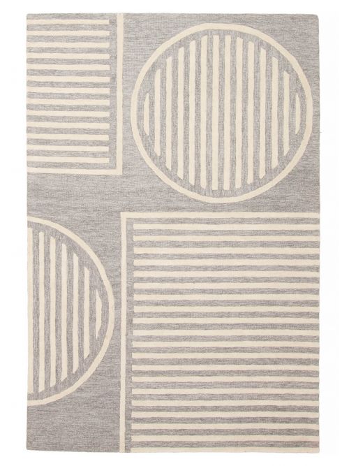Indian Timeless 5'0" x 7'7" Hand Tufted Wool Rug 
