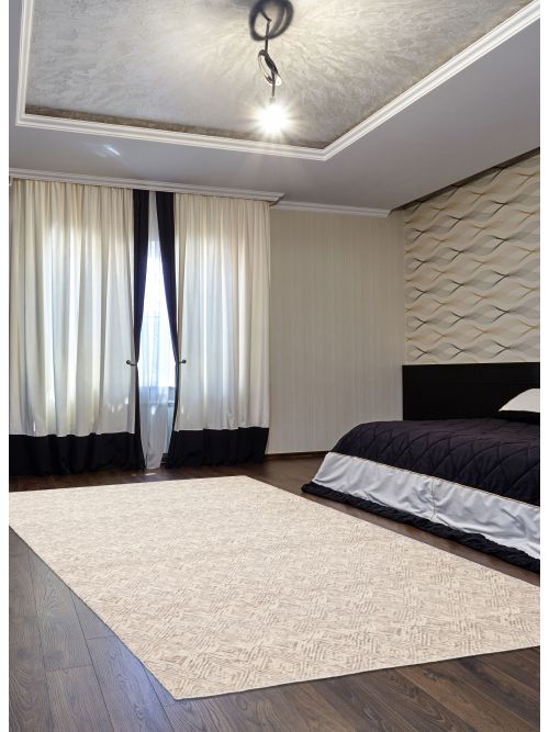 Indian Timeless 5'3" x 8'0" Hand Tufted Wool Rug 