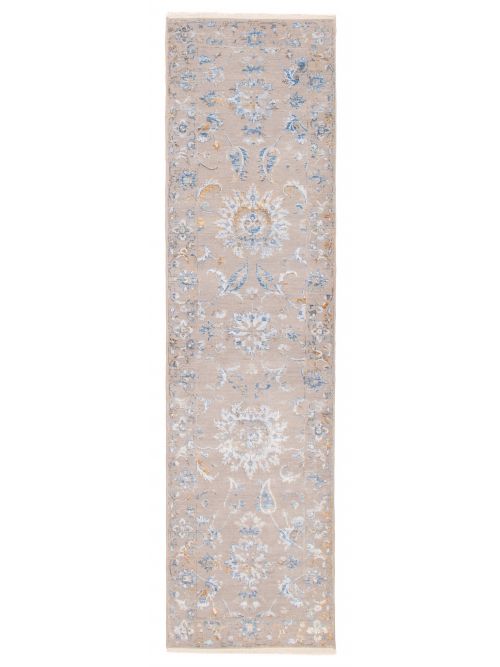 Indian Heritage 2'7" x 10'0" Hand-knotted Silk & Wool Rug 