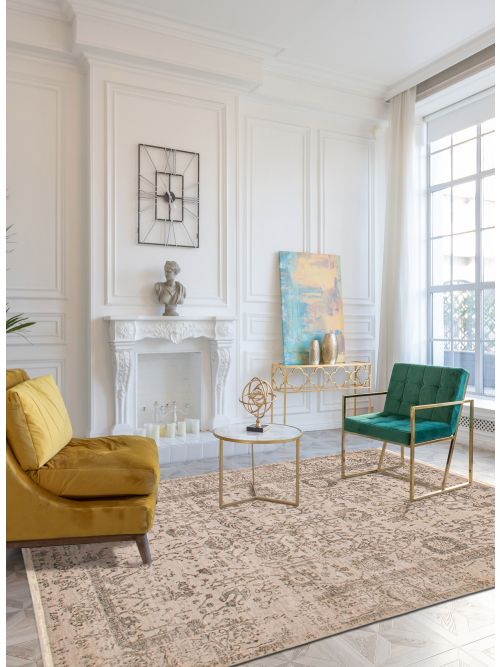 Indian Heritage 5'7" x 7'11" Hand-knotted Silk & Wool Rug 