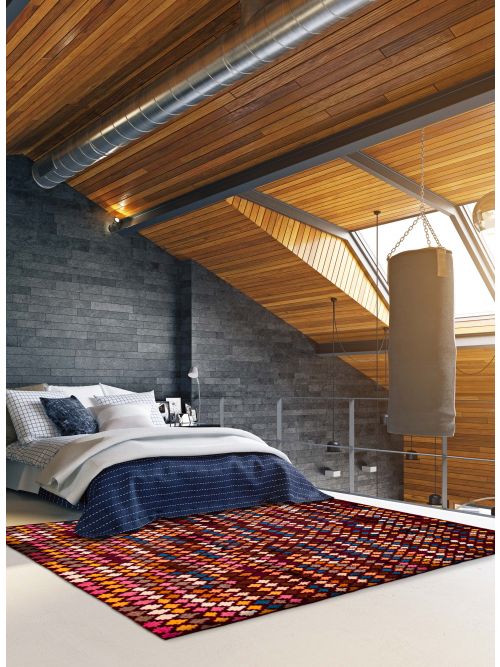 Afghan Akhche 6'9" x 8'0" Hand-knotted Wool Rug 