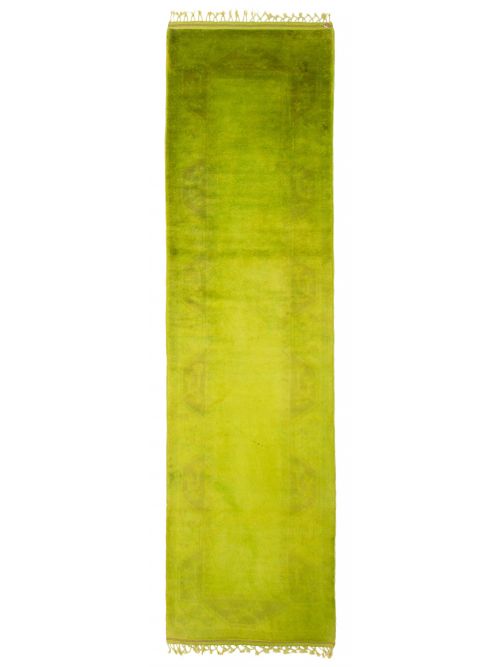 Turkish Color Transition 2'9" x 9'9" Hand-knotted Wool Rug 