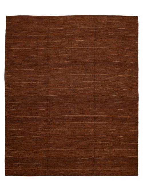 Pakistani Lahor Finest 13'4" x 15'10" Flat-Weave Wool Tapestry Kilim 