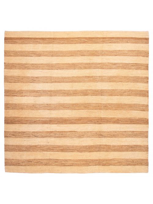 Pakistani Lahor Finest 13'4" x 12'10" Flat-Weave Wool Tapestry Kilim 