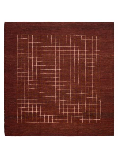 Pakistani Lahor Finest 13'2" x 13'4" Flat-Weave Wool Tapestry Kilim 