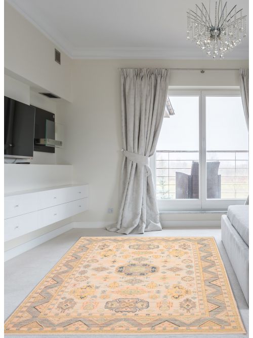 Indian Modern Oushak 10'2" x 14'2" Hand-knotted Wool Rug 