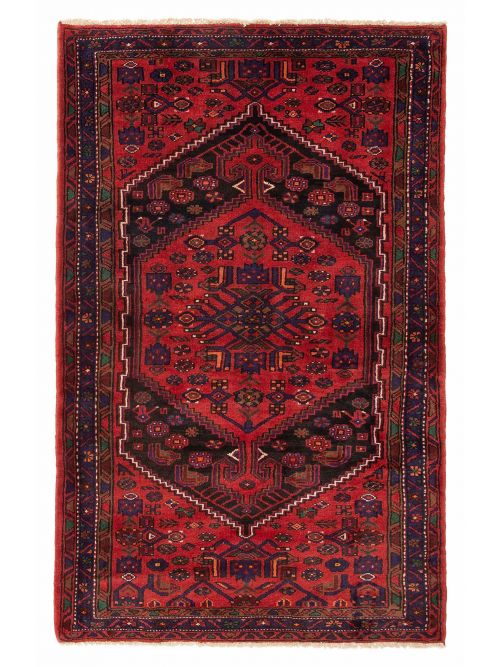 Persian Style 4'4" x 7'0" Hand-knotted Wool Rug 