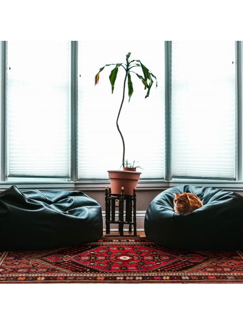 Persian Style 3'9" x 6'4" Hand-knotted Wool Rug 