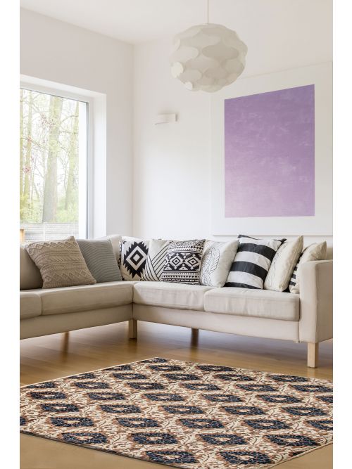 Indian Mystique 8'1" x 8'6" Hand-knotted Wool Rug 