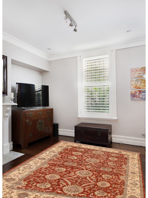 Indian Jamshidpour 6'7" x 9'4" Hand-knotted Wool Rug 