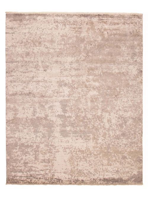 Indian Alma 8'0" x 10'0" Hand-knotted Silk Rug 