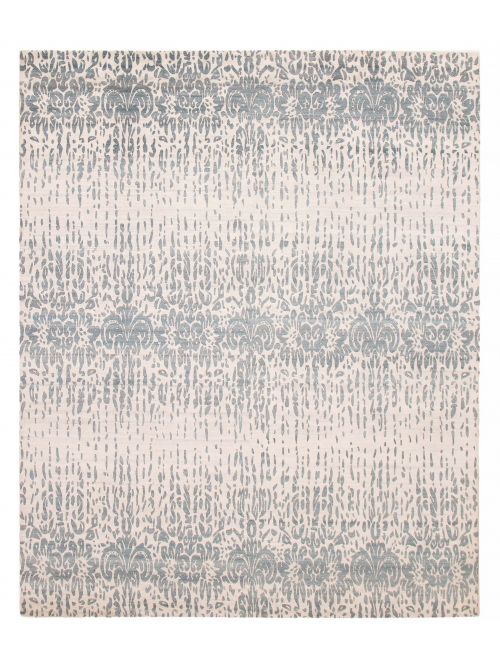 Indian Alma 7'11" x 9'10" Hand-knotted Wool Rug 