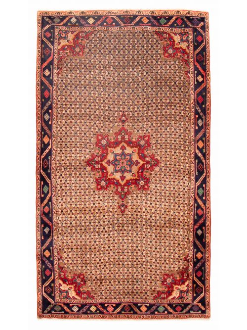 Persian Style 5'5" x 9'8" Hand-knotted Wool Rug 