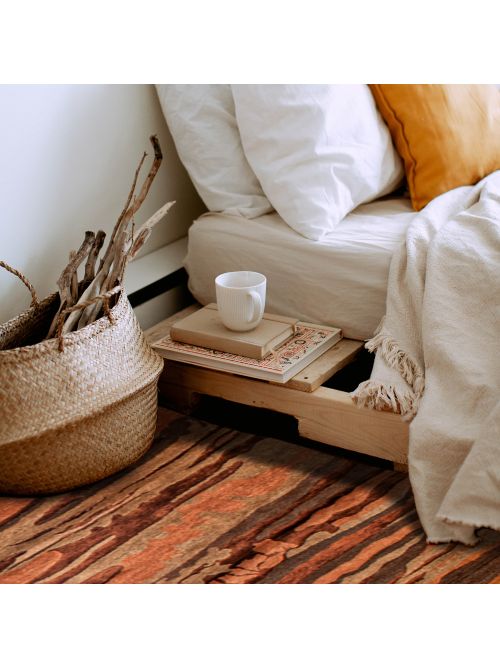 Tapis opulence 5'1" x 6'5" en laine & soie artificielle