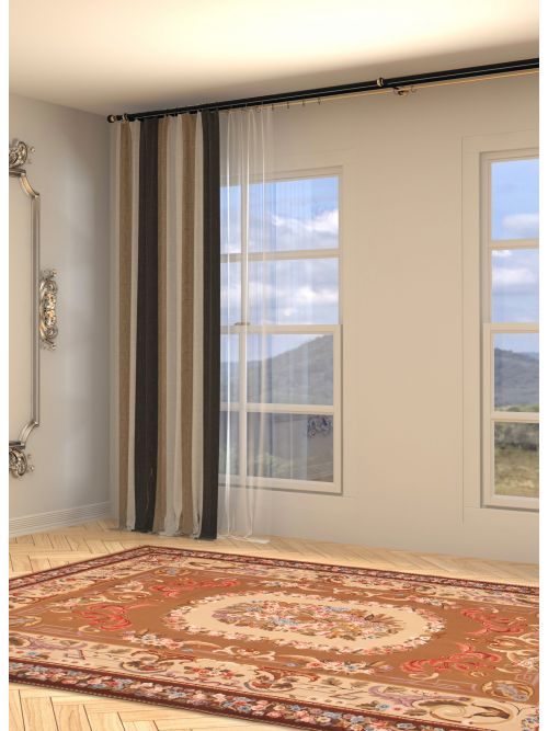 Chinese Dynasty 11'9" x 17'9" Flat-Weave Wool Tapestry Kilim 