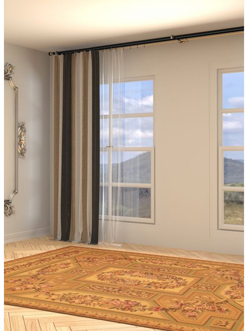 Chinese Dynasty 11'6" x 17'3" Flat-Weave Wool Tapestry Kilim 