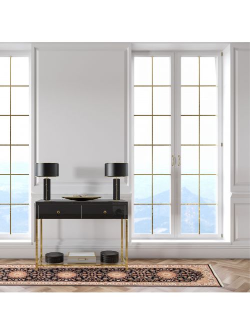 Indian Nain 2'8" x 16'2" Hand-knotted Silk & Wool Runner Rug 