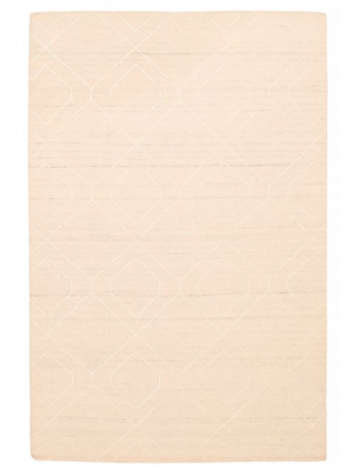 Indian Marrakech 5'2" x 8'0" Flat-Weave Wool Kilim 