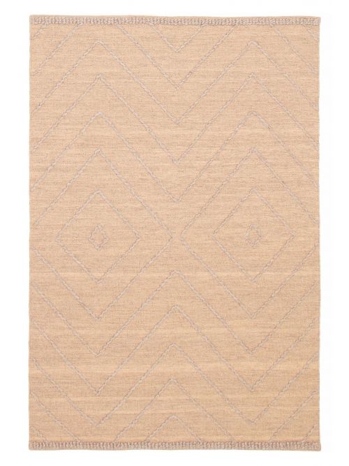 Indian Marrakech 5'0" x 7'7" Flat-Weave Wool Kilim 