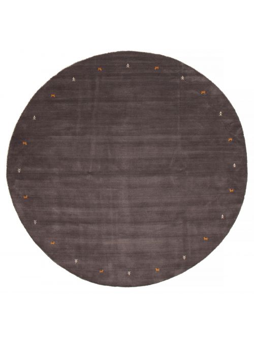 Indo Gabbeh 9'8" x 9'6" Hand Loomed Wool Rug 