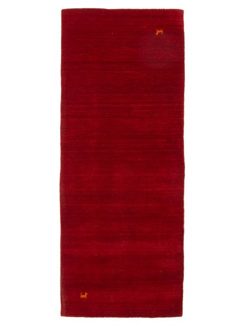 Indo Gabbeh 2'6" x 6'8" Hand Loomed Wool Runner Rug 
