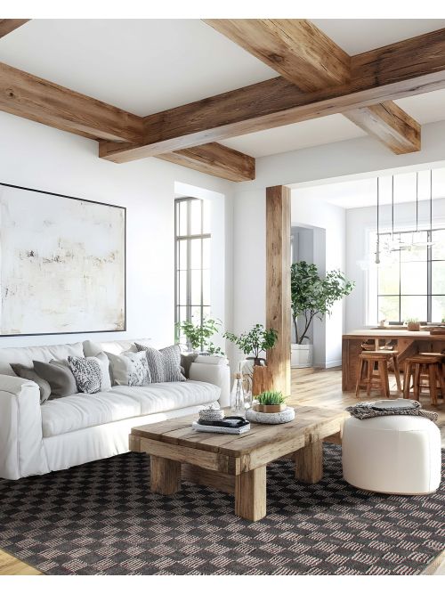 Indian Timeless 6'0" x 9'0" Hand Tufted Wool Rug 