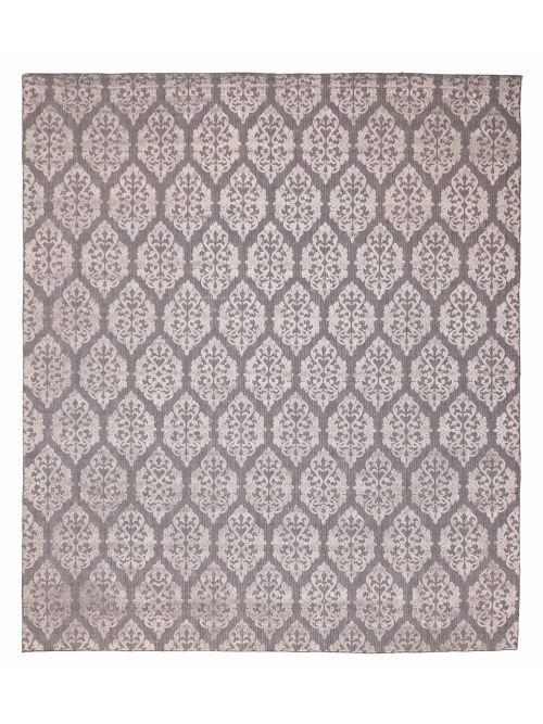 Indian Elysian 9'9" x 11'3" Hand Loomed Viscose & Wool Rug 