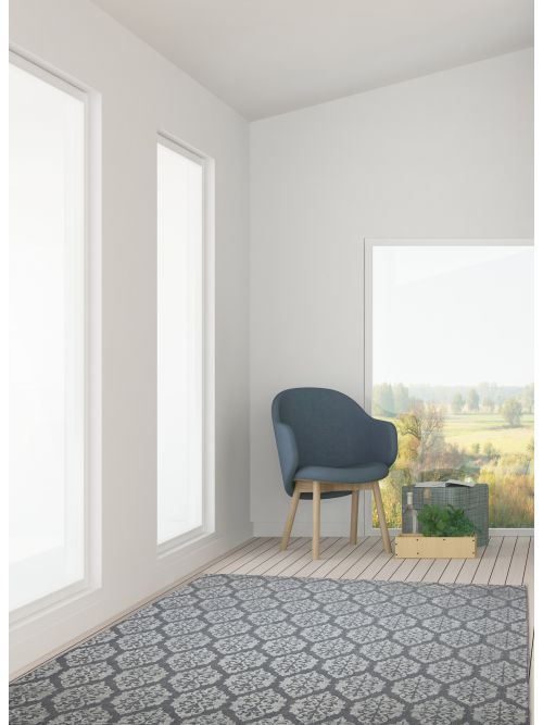Indian Elysian 9'9" x 11'3" Hand Loomed Viscose & Wool Rug 
