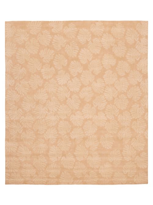Indian Ananda 9'8" x 10'7" Hand Loomed Wool Rug 