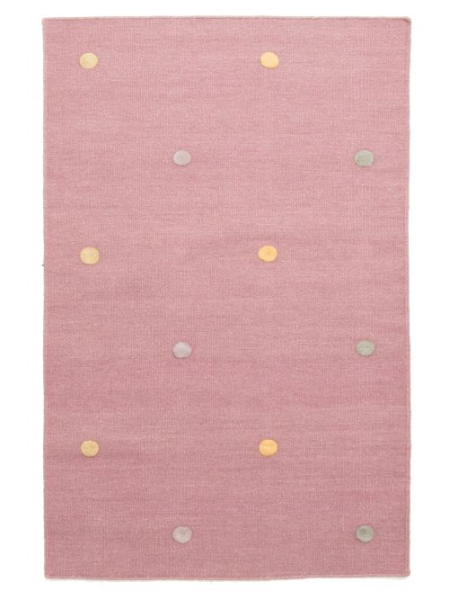 Indian Marrakech 3'3" x 5'3" Flat-Weave Wool Kilim 