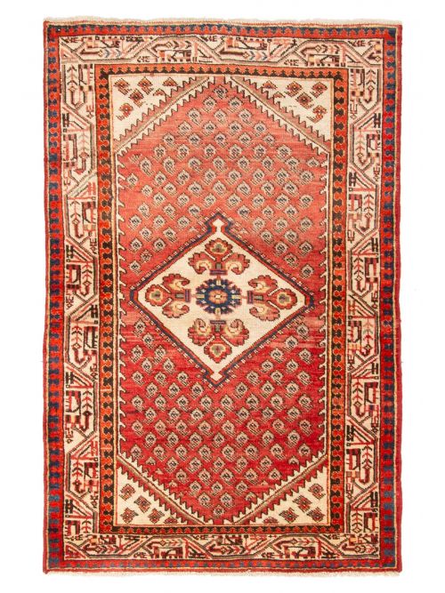 Persian Style 3'3" x 5'2" Hand-knotted Wool Rug 