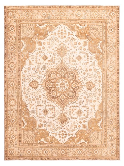 Turkish Antalya Vintage 9'6" x 12'7" Hand-knotted Wool Rug 