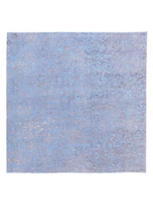 Turkish Color Transition 5'3" x 5'2" Hand-knotted Wool Rug 
