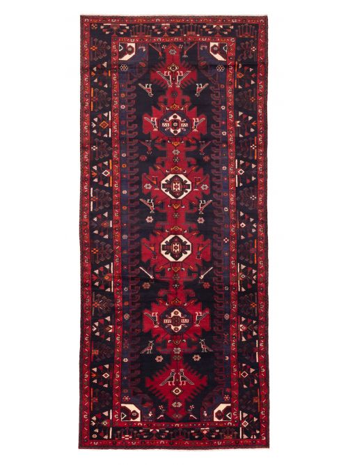 Persian Style 5'4" x 12'6" Hand-knotted Wool Rug 