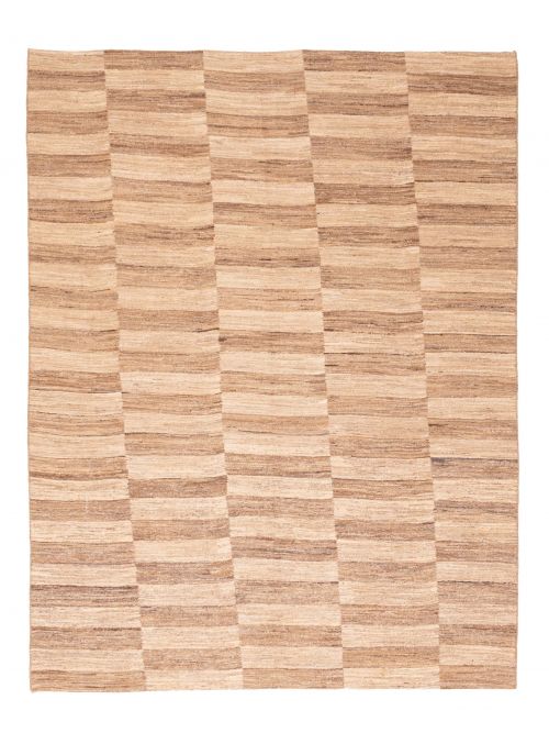Pakistani Lahor Finest 8'2" x 10'5" Flat-Weave Wool Tapestry Kilim 