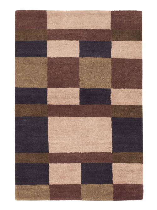 Nepal Opulence 4'1" x 5'11" Hand-knotted Wool Rug 